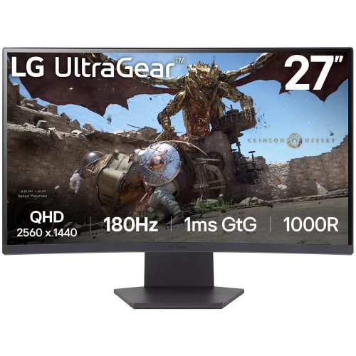 Монитор LG 27GS60QC-B.ARUQ Black