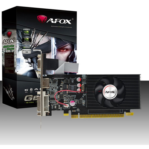 Видеокарта AFOX AF730-1024D3L7-V1 Geforce GT730 1GB DDR3 128Bit DVI HDMI VGA LP Single Fan