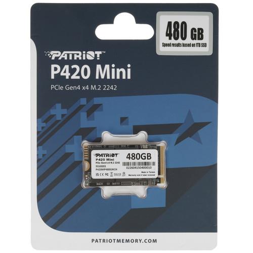 480 ГБ M.2 NVMe накопитель Patriot P420 Mini [P420MP480GM24]