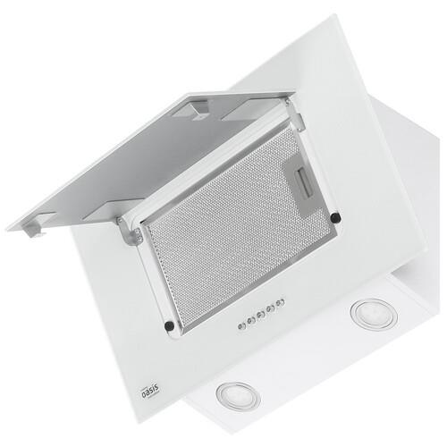 Вытяжка наклонная Oasis ND-60W белый/белый Вытяжка наклонная Oasis ND-60W белый/белый — Корпус и элементы управления