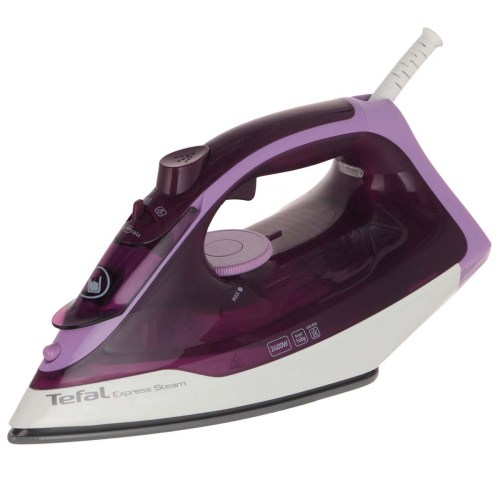 Утюг TEFAL FV2836E0 2400Вт, 165г, белый/сиреневый
