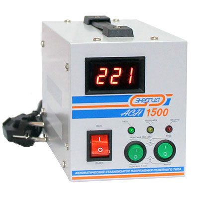 Стабилизатор ЭНЕРГИЯ АСН-1500 (Е0101-0125)
