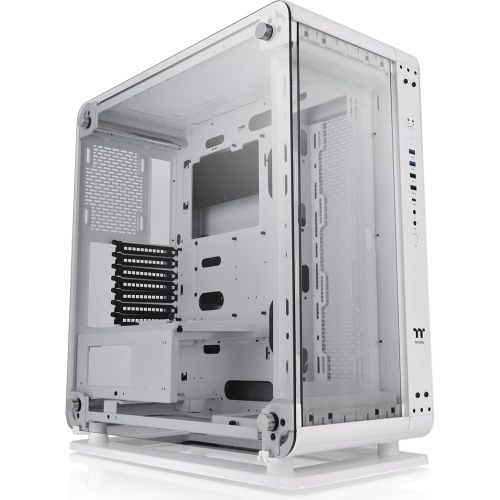 Корпус Thermaltake Core P6 TG CA-1V2-00M6WN-00 белый без БП ATX 18x120mm 12x140mm 2xUSB2.0 2xUSB3.0 audio bott PSU
