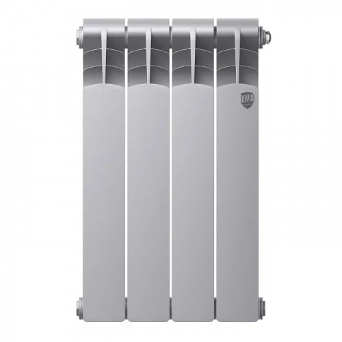 Биметаллический радиатор отопления  Royal Thermo Revolution Bimetall 500 2.0 4 Секции Silver Satin