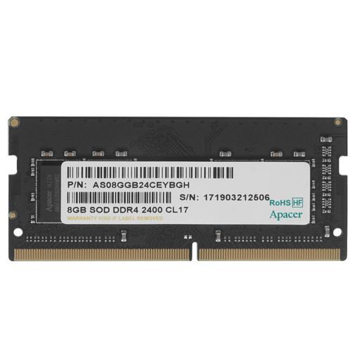 Память SODIMM DDR4 8192MB PC19200 2400MHz Apacer [ES.08G2T.GFH] RTL