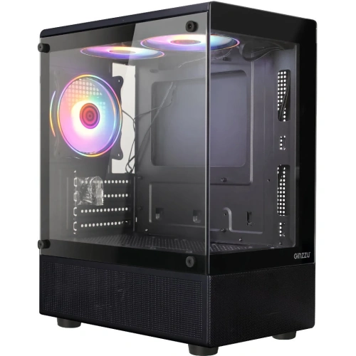 Корпус Ginzzu RX670 mATX Fan 12cm FRGB*3