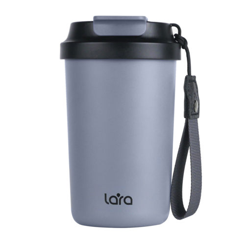 Термокружка LARA LR04-26 Gray серый/черн