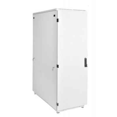 Шкаф коммутационный ЦМО ШТК-М-42.6.10-3ААА серый 42U 600x1020мм пер.дв.металл задн.дв.стал.лист 2 бок.пан. направл.под закл.гайки 550кг