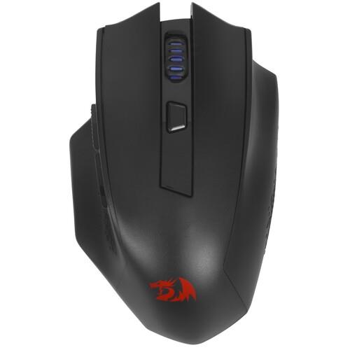 Мышь беспроводная/проводная Redragon Woki [71523] черный