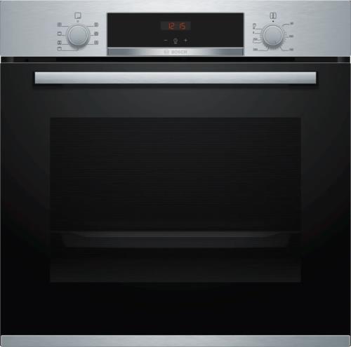 Электрический духовой шкаф Bosch HBA533BS0S серебристый