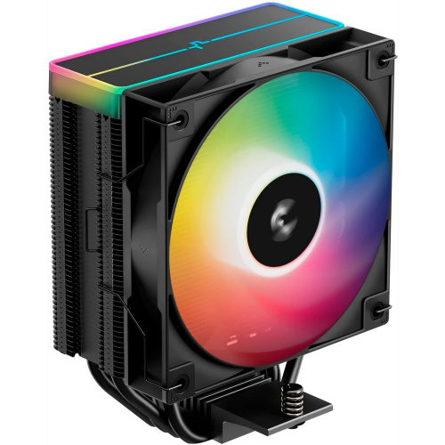 Кулер DeepCool AG400 Bk ARGB V2 (R-AG400-BKAMMN-GJD), 4-pin, черный, Ret