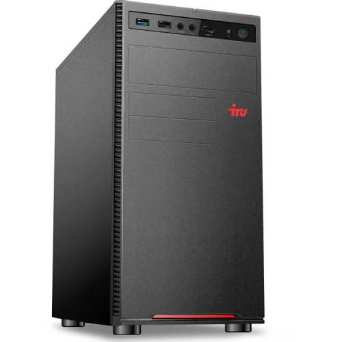 ПК iRU Planio 310H6SE (2170060) Tower Intel Core i3 12100F, DDR4 8ГБ, 256ГБ SSD, nVidia GeForce GT610, без операционной системы, черный