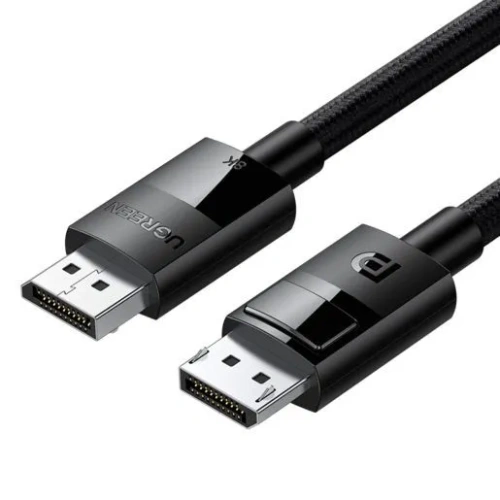 Кабель UGREEN DP114 80393 DP 1.4 Male To Male Plastic Case Braided Cable 3m