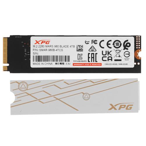 4000 ГБ M.2 NVMe накопитель ADATA XPG MARS 980 BLADE [SMAR-980B-4TCS]