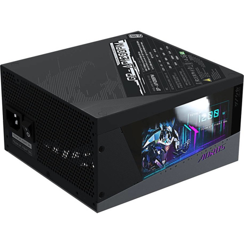 Блок питания Gigabyte GP-AP1200PM ATX 1200W 80+ platinum 24+2x(4+4) pin APFC 140mm fan 16xSATA Cab Manag RTL