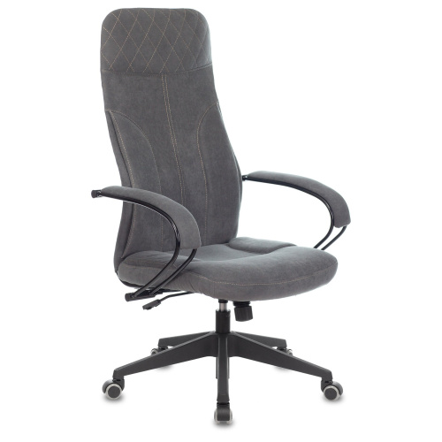 Кресло Бюрократ Alfa 44 CH-608Fabric-DGrey темно-серый