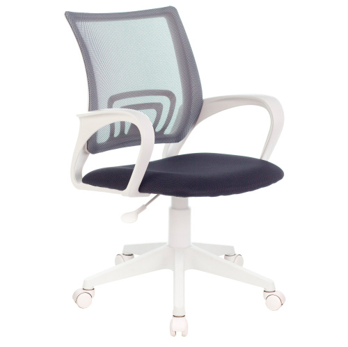Кресло Бюрократ CH-W695NLT TW-04 TW-12 (CH-W695NLT/DG/TW-12) сетка/ткань темно-серый