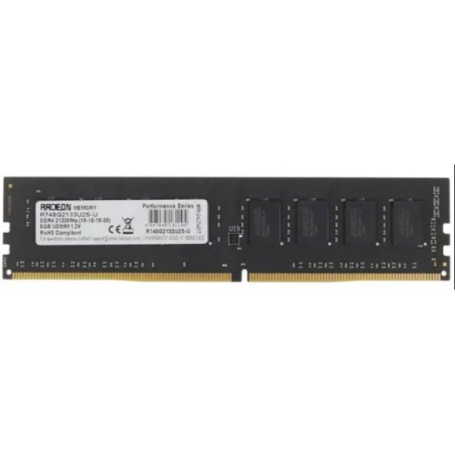 ОЗУ AMD Radeon R7 Performance Series R748G2133U2S-U DDR4 8Gb 2133MHz RTL PC4-17000 CL15 DIMM 288-pin 1.2В
