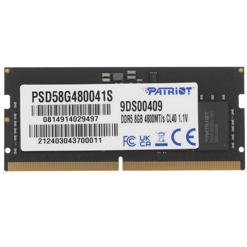 Оперативная память SODIMM Patriot Signature Line [PSD58G480041S] 8 ГБ