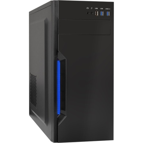 Корпус ExeGate XP-330U Black EX272729RUS ATX, XP500, Black,120mm, 2xUSB+2xUSB3.0, Audio