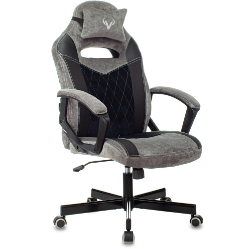 Кресло Zombie Viking 6 Knight Fabric (Viking 6 Knight B) серый/черный