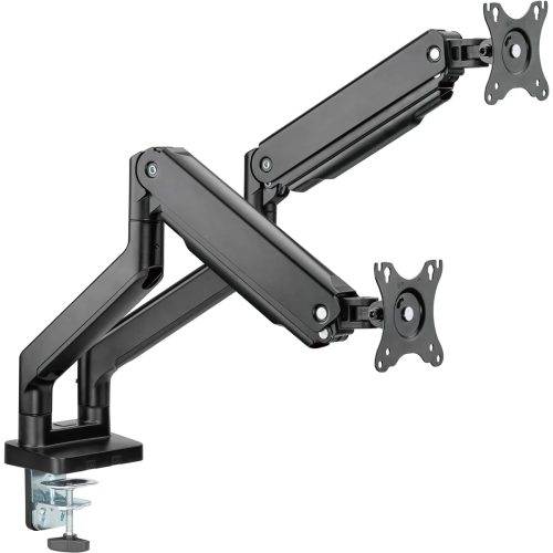 Кронштейн для мониторов Ultramounts UM 731 черный 17"-35" макс.16кг крепление к столешнице поворот и наклон