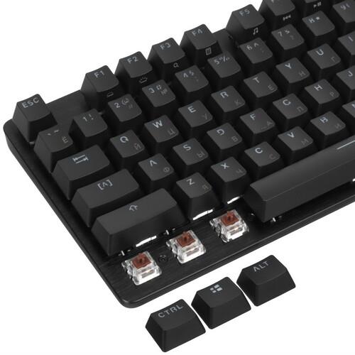 Клавиатура проводная Logitech G412 TKL SE Клавиатура проводная Logitech G412 TKL SE — Подсветка и детали исполнения