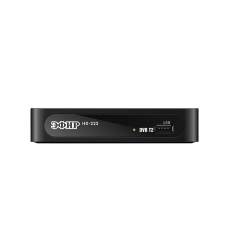 Ресивер DVB-T2 Сигнал Эфир HD-222 черный