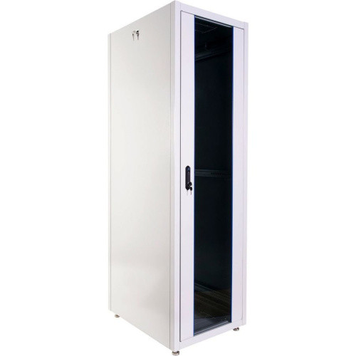 Шкаф коммутационный ЦМО ШТК-Э-42.8.8-44АА напольный 42U 800x800мм пер.дв.перфор. серый