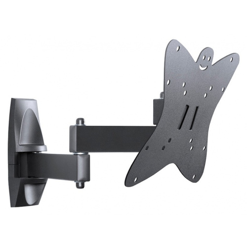 Кронштейн для телевизора Holder LCDS-5038 металлик 20"-37" до30кг поворот и наклон