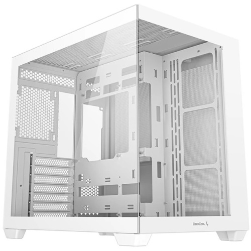 Корпус Deepcool CG530 WH (R-CG530-WHNDA0-G-1) белый без БП ATX 2x120mm 2x140mm 2xUSB2.0 1xUSB3.0 audio bott PSU