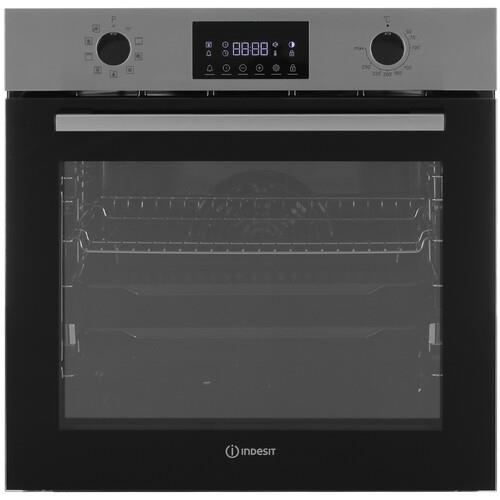 Электрический духовой шкаф Indesit IFE 3841 J IX серебристый