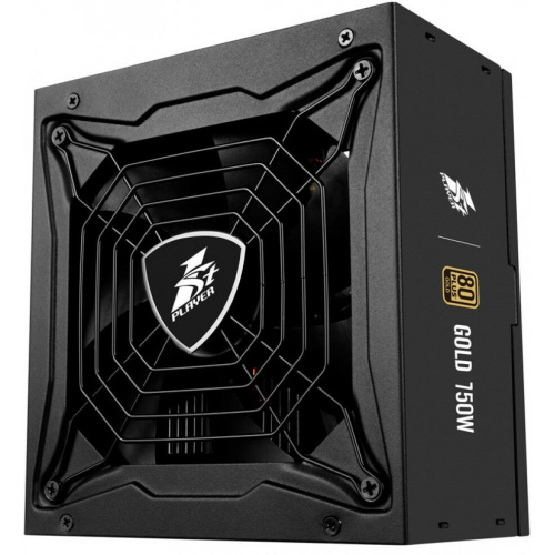 Блок питания 1STPLAYER Steampunk 750W (PS-750SP) ATX 2.4, APFC, 80 Plus Gold, 140mm fan, full modular