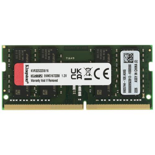 Оперативная память SODIMM Kingston ValueRAM [KVR32S22D8/16] 16 ГБ