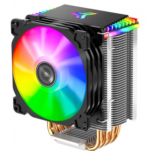 Кулер Jonsbo CR-1400 LGA1366/115X/775/AM4/AM3/3+/AM2/+/FM2/+/FM1(36шт/кор, TDP 125W, PWM, 92mm ARGB Fan, 4 тепловые трубки, 4-pin) Retail