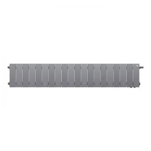 Биметаллический радиатор отопления  Royal Thermo Pianoforte 200 Vdr80 20 Секций Silver Satin