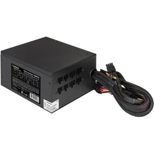 Блок питания Exegate Gaming Standard 1200PGS EX285977RUS 1200W RTL, ATX, black, APFC, 14cm, 24p+2*(4+4)p