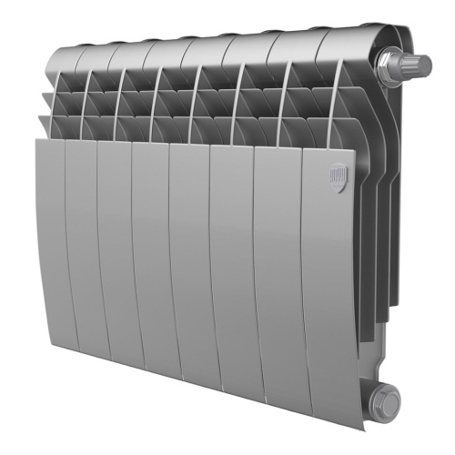 Биметаллический радиатор отопления Royal Thermo BiLiner 350 Silver Satin VR80 8 секций