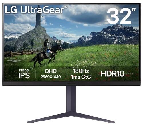 31.5" Монитор LG UltraGear 32GS85Q-B черный
