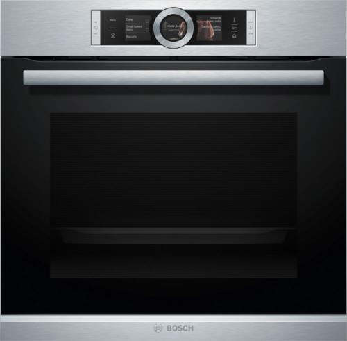 Электрический духовой шкаф Bosch HSG636ES1 серебристый