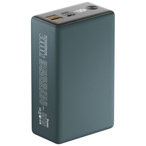 Внешний АКБ OLMIO QX-30 30000mAh 22.5W темно-зеленый