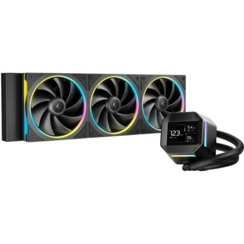 СВО DEEPCOOL LM360 LGA1851/1700/1200/115X/AM5/AM4 (TDP 300W, ARGB Lighting, Anti-Leak edition, PWM, Triple Fan) RET