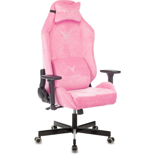 Кресло Knight N1 Pink Fabric Velvet 36 розовый