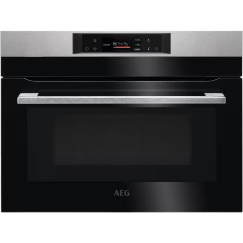 Встраиваемая микроволновая печь AEG KMK721880M серебристый