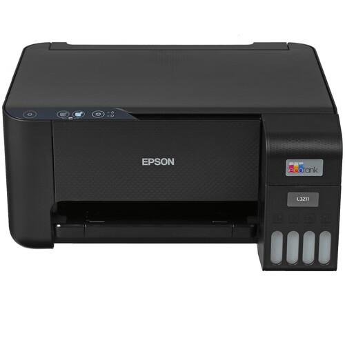МФУ струйное Epson L3211 МФУ струйное Epson L3211 — Панель управления и лотки