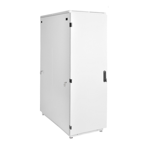 Шкаф коммутационный ЦМО ШТК-М-42.8.10-3ААА 42U 800x1000мм пер.дв.металл задн.дв.стал.лист 2 бок.пан. 500кг серый