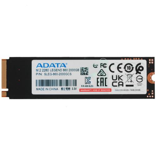 2000 ГБ M.2 NVMe накопитель ADATA LEGEND 860 [SLEG-860-2000GCS]