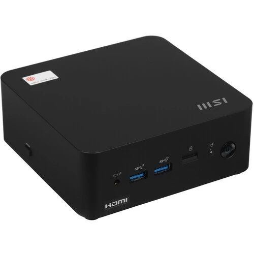 ПК MSI Cubi NUC 1M-096XRU (9S6-B0B111-096) Intel Core 5 120U/8GB/512GB/IrisXE/WF6E/BT5.3/120W/AirCooling/DOS, черный