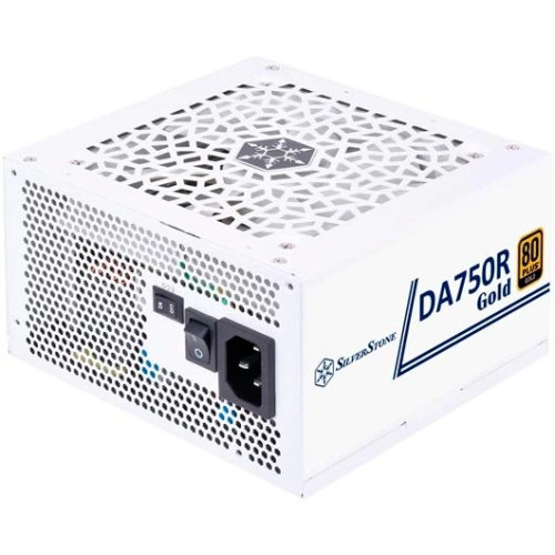 Блок питания SILVERSTONE Decathlon DA750R (g54ada075r4m220), 750Вт, 80 Plus Gold, 120мм, белый, retail