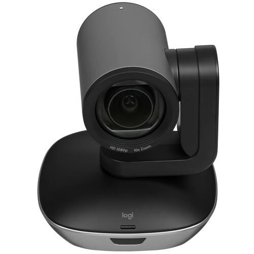 Веб-камера Logitech PTZ Pro 2 Веб-камера Logitech PTZ Pro 2 — Объектив, микрофоны и шторка
